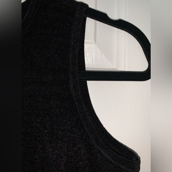 Wynne Lounge Heather Mink chenille tank top soft and cozy with side splits, NIB - Picture 6 of 13